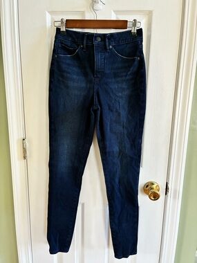 Express Women's Dark Blue Skinny Jeans